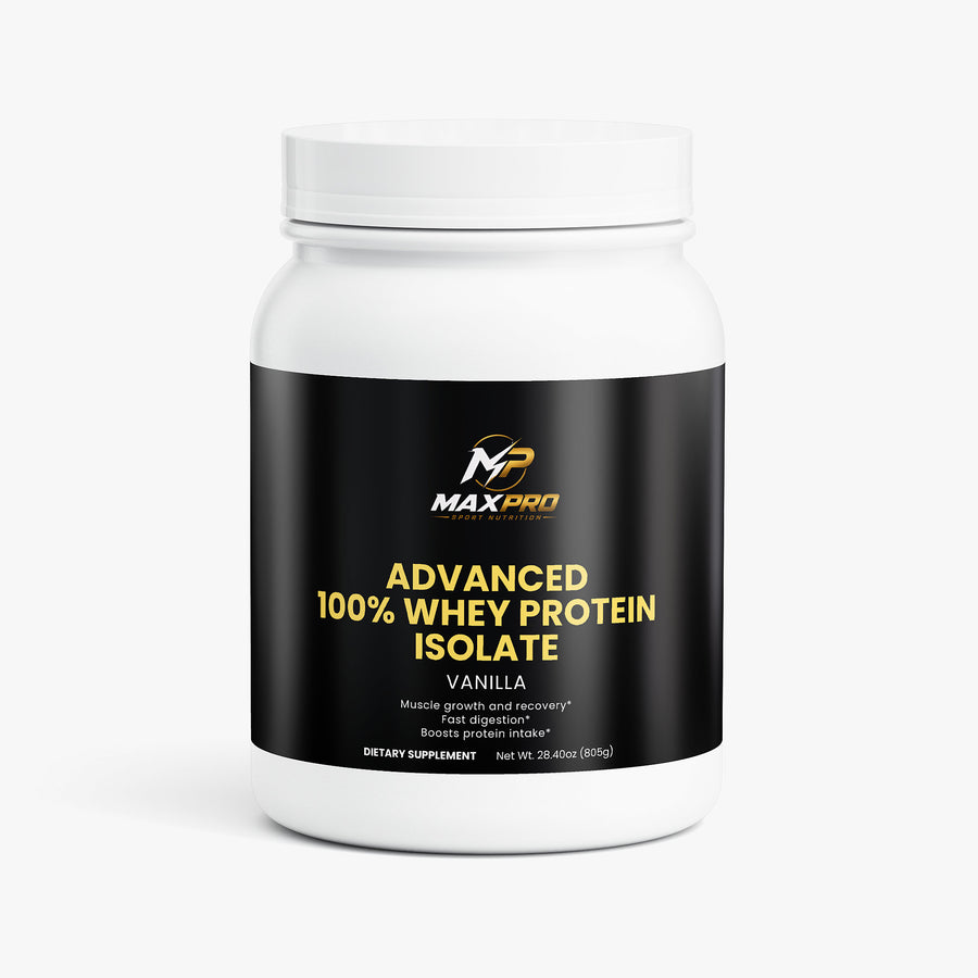 Whey Protein Isolate Vanilla – 25g High Protein Muscle Recovery Powder 28.4oz