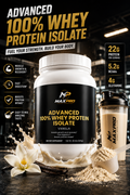 Whey Protein Isolate Vanilla – 25g High Protein Muscle Recovery Powder 28.4oz
